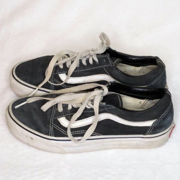 Vans Old Skool Black Canvas Unisex Athletic Sneakers Women's 6.5 Men's 5 - Picture 3 of 8